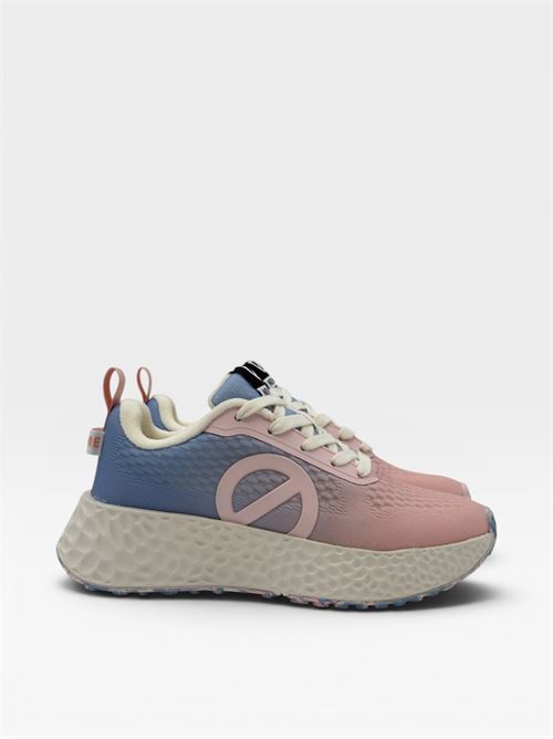 Sneakers sportive in tessuto tecnico multicolor NO NAME | CARTER FLYMESH RECYCLED/SMOOTHGRADPINK BLUE/PINK